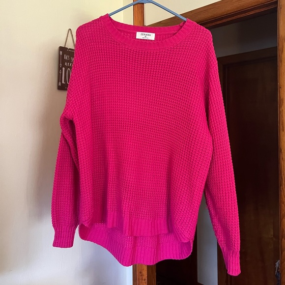 Bright pink over sized sweater!!! - Picture 1 of 2